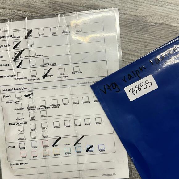 Vintage Y2K Ralph Lauren Blue Striped Mens 2XLT Classic Fit Button Down Shirt - Picture 9 of 9